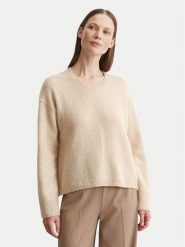 Marc O'Polo Sweter 408 6121 60463 Beżowy Regular Fit. Brązowe swetry klasyczne damskie Marc O´Polo, xl, z wełny, bez kołnierzyka. Za 369.99 zł.