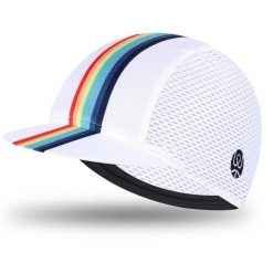 Czapka letnia przeciwsłoneczna WEST BIKING YP0201298 dwustronna - Tęcza/Biała. Białe czapki męskie WEST BIKING, bez wzorów, z materiału. Za 71.60 zł.