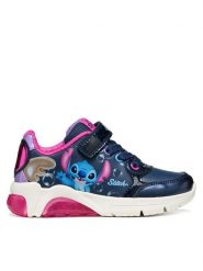 Geox Sneakersy J Fadinlight Girl J66M4E 05402 C4268 M Granatowy. Niebieskie buty sportowe dziewczęce Geox, bez wzorów, ze skóry, bez zapięcia. Za 299.99 zł.