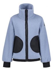 LUHTA Kurtka polarowa "Iskoinen" w kolorze błękitnym rozmiar: XL. Niebieskie kurtki damskie Luhta, xl, bez wzorów, z polaru, bez kaptura. Za 291.51 zł.