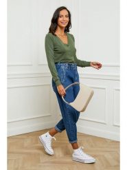 Soft Cashmere Kardigan w kolorze khaki rozmiar: 34/36. Brązowe kardigany damskie Soft Cashmere, bez wzorów, z kaszmiru. Za 104.64 zł.