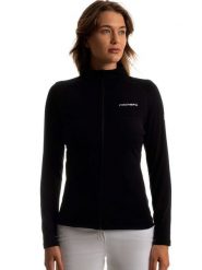 Fischer Kurtka polarowa w kolorze czarnym rozmiar: XS. Czarne kurtki damskie FISCHER, xs, bez wzorów, z materiału, bez kaptura. Za 217.99 zł.