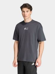 Adidas Koszulka sportowa w kolorze antracytowym rozmiar: XXL. Czarne t-shirty sportowe męskie Adidas, xxl, z materiału, bez ramiączek, outdoorowe, climacool (adidas). Za 90.95 zł.