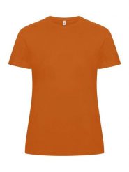 Clique Classic OC-T Women koszulka z bawełny organicznej. Brązowe t-shirty damskie CLIQUE, s, bez wzorów, z bawełny, bez kołnierzyka. Za 116.19 zł.