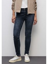 Street One Dżinsy - Slimf fit - w kolorze granatowym rozmiar: W29/L32. Niebieskie jeansy damskie Street One, z podwyższonym stanem. Za 169.67 zł.