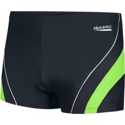 Spodenki pływackie męskie Aqua Speed Dennis. Niebieskie kąpielówki męskie Aqua-Speed, m, bez wzorów, do pływania. Za 75.99 zł.