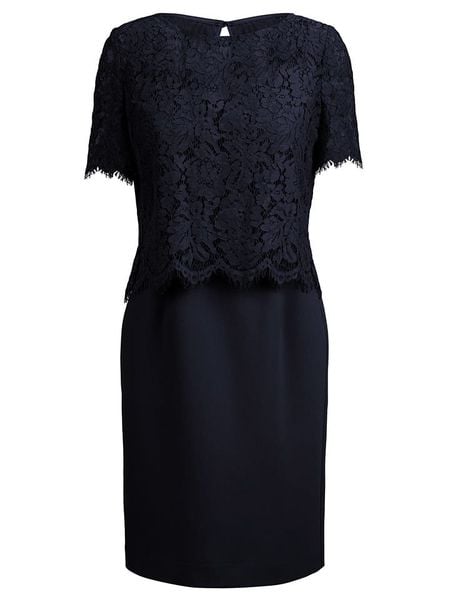 APART Sukienka w kolorze granatowym rozmiar: 36. Czarne sukienki damskie Apart, bez wzorów, z koronki, bez kołnierzyka, bez ramiączek, mini. Za 267.92 zł.