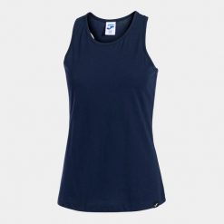 Damski tank top Joma Oasis. Niebieskie topy sportowe damskie Joma, s, bez wzorów, z bawełny, bez ramiączek. Za 122.50 zł.
