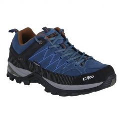 Buty trekkingowe męskie CMP Rigel Low Trekking Wp. Niebieskie buty trekkingowe męskie CMP, z materiału, bez zapięcia, trekkingowe. Za 542.00 zł.