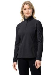 Jack Wolfskin Bluza polarowa "Taununs" w kolorze czarnym rozmiar: M. Czarne bluzy bez kaptura damskie Jack Wolfskin, m, z polaru. Za 144.92 zł.