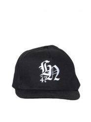 Czapka z bawełnianego twillu. Czarne czapki męskie LEONE 1947 APPAREL, bez wzorów, z bawełny, sportowe. Za 63.11 zł.