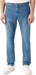 WRANGLER RIVER MĘSKIE SPODNIE JEANSOWE OCTANE W17TJX391. Spodnie materiałowe męskie Wrangler, bez wzorów, z jeansu. Za 229.99 zł.