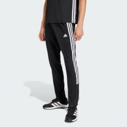 Spodnie Dzianinowe Workout Essentials All-Set 3 Paski. Białe spodnie sportowe męskie Adidas, z dzianiny. Za 199.00 zł.