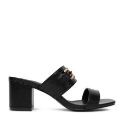 Klapki Beverly Hills Polo Club. Czarne klapki damskie Beverly Hills Polo Club, bez wzorów, bez obcasa. Za 179.99 zł.