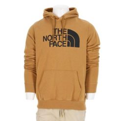 Second life - Bluza z kapturem męska The North Face - Jak nowy. Brązowe bluzy z kapturem męskie The North Face, l, z materiału. Za 127.76 zł.