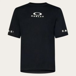 Koszulka rowerowa męska Oakley SEEKER FLOW FOA406786-02E. Czarne t-shirty sportowe męskie Oakley, l, z wełny, bez ramiączek. Za 258.76 zł.