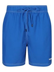Wrangler Szorty kąpielowe "Lima" w kolorze niebieskim rozmiar: S. Niebieskie szorty sportowe męskie Wrangler, s, outdoorowe. Za 81.95 zł.