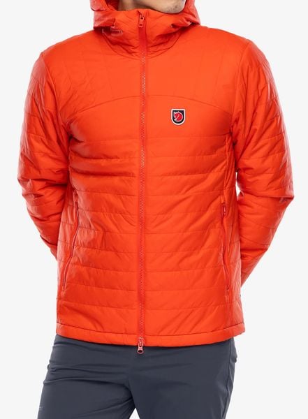 Kurtka ocieplana męska Fjallraven Expedition X-latt Hoodie. Brązowe kurtki męskie Fjällräven, m, bez wzorów, z nylonu, z kapturem. Za 959.99 zł.
