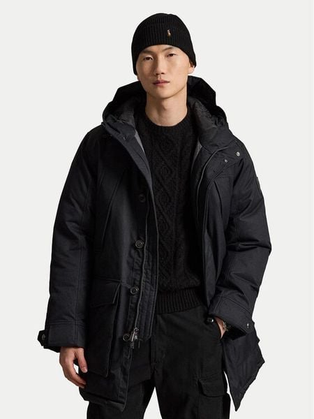 Polo Ralph Lauren Kurtka puchowa 710B27753004 Czarny Regular Fit. Czarne kurtki męskie Polo Ralph Lauren, m, bez wzorów, z bawełny, bez kaptura. Za 3,499.00 zł.