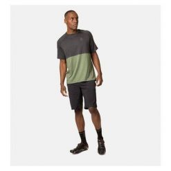 Koszulka rowerowa męska Odlo crew neck RIDE 365. Zielone t-shirty sportowe męskie Odlo, m, bez ramiączek, rowerowe. W wyprzedaży za 120.00 zł.