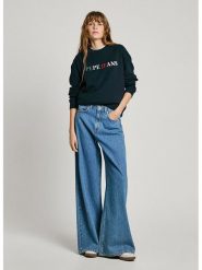 Pepe Jeans Bluza "Regan" w kolorze granatowym rozmiar: M. Niebieskie bluzy bez kaptura damskie Pepe Jeans, m, z jeansu. Za 215.21 zł.
