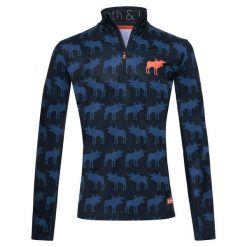 Bluza narciarska Męska Gareth & Lucas Eighty. Niebieskie bluzy bez kaptura męskie GARETH & LUCAS, m, z elastanu. Za 229.99 zł.