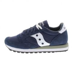 Buty do chodzenia męskie Saucony Jazz Original. Białe buty sportowe na co dzień męskie Saucony, z materiału, bez zapięcia, trekkingowe. W wyprzedaży za 439.15 zł.
