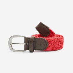 Pasek do spodni do golfa Inesis pleciony. Paski męskie INESIS, bez wzorów, eleganckie. Za 34.99 zł.