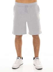 Odzież sportowa z kieszenie na co dzień na siłownię. Szara szorty męskie LEONE 1947 APPAREL, bez wzorów, sportowe. Za 84.16 zł.