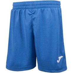 Spodenki do piłki nożnej dla chłopców Joma Nobel. Niebieskie szorty męskie Joma, z materiału, bez kołnierzyka. Za 45.00 zł.