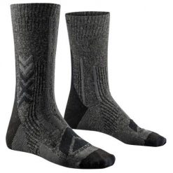 Skarpetki X-Socks Perform Merino Crew. Czarne skarpetki damskie X BIONIC, bez wzorów, z materiału. Za 162.90 zł.