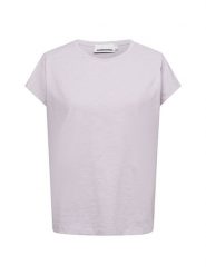 ARMEDANGELS Koszulka damska - Oneliaa Kobiety Bawełna lila marmurkowy, XS. T-shirty damskie ARMEDANGELS, uniwersalny, bez wzorów, z bawełny, bez kołnierzyka. Za 169.95 zł.