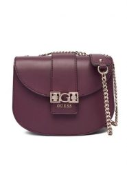 Guess Torebka HWVG98 91210 Fioletowy. Fioletowe torebki klasyczne damskie Guess, z aplikacjami, ze skóry, wizytowe, bez kołnierzyka, bez ramiączek. Za 529.99 zł.