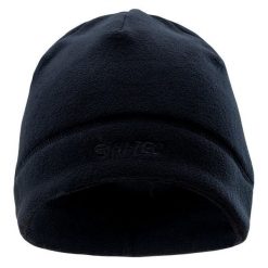 Czapka Unisex Dla Dorosłych Logo Hafni. Czarne czapki męskie Hi-tec, bez wzorów, sportowe. Za 53.99 zł.