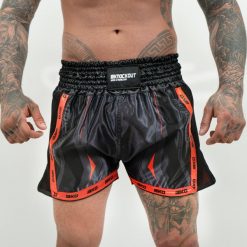 Knockout Fusion KickBox Szorty. Brązowe szorty męskie KNOCKOUT, bez kołnierzyka. Za 151.79 zł.