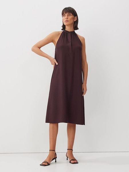 Someday Sukienka w kolorze brązowym rozmiar: 36. Brązowe sukienki damskie Someday, bez wzorów, bez kołnierzyka, bez ramiączek, midi. Za 171.68 zł.