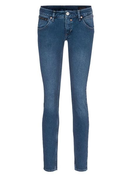 Herrlicher Dżinsy "Touch" - Slim fit - w kolorze niebieskim rozmiar: W32/L32. Niebieskie jeansy damskie Herrlicher. Za 219.95 zł.