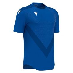 Koszulka Macron Wisp. Niebieskie t-shirty sportowe męskie Macron, bez ramiączek, do piłki nożnej. Za 213.50 zł.