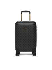 Guess Walizka kabinowa Wilder Travel TWHP74 52983 Szary ciemny. Szare walizki Guess, z aplikacjami, ze skóry. Za 829.99 zł.