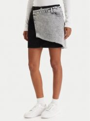 Karl Lagerfeld Jeans Spódnica jeansowa B1W12015 Szary Regular Fit. Szare spódniczki damskie Karl Lagerfeld Jeans, s, bez wzorów, z bawełny. Za 569.99 zł.