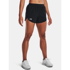 Spodenki Damskie Under Armour Szorty Treningowe Szybkoschnące. Czarne szorty damskie Under Armour, bez wzorów, sportowe. W wyprzedaży za 110.97 zł.