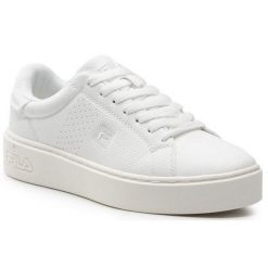 Buty Fila Crosscourt Altezza R Wmn W FFW0022-13049 białe. Białe buty sportowe na co dzień damskie bez wzorów, z materiału. Za 358.71 zł.