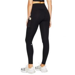 Damskie legginsy Fabletics On-The-Go. Czarne legginsy damskie FABLETICS, s, bez wzorów, z materiału, z podwyższonym stanem, na fitness i siłownię. Za 346.50 zł.