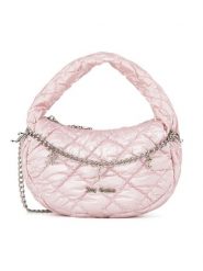 Juicy Couture Torebka BIJXT8664WIP Różowy. Czerwone torebki klasyczne damskie Juicy Couture, bez wzorów, z materiału, bez dodatków. Za 309.99 zł.