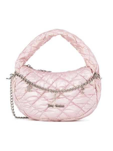 Juicy Couture Torebka BIJXT8664WIP Różowy. Czerwone torebki klasyczne damskie Juicy Couture, bez wzorów, z materiału, bez dodatków. Za 309.99 zł.