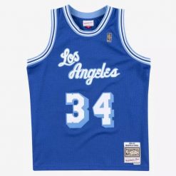 Koszulka tank Mitchell & Ness Nba Swingman Los Angeles Lakers Shaquille O'neal. Niebieskie t-shirty sportowe męskie Mitchell & Ness, m, bez ramiączek, do koszykówki. Za 559.00 zł.