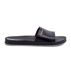 Męskie Gumowe Klapki 82832 Ipanema Slide Unisex Czarne. Czarne klapki i japonki męskie z gumy. Za 175.56 zł.