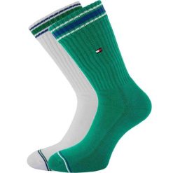 Męskie Skarpetki Sportowe Tommy Hilfiger z Bawełny 39-42. Fioletowe skarpetki męskie Tommy Hilfiger, bez wzorów, z bawełny. Za 140.99 zł.