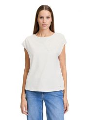 BETTY & CO Koszulka w kolorze białym rozmiar: L. Białe t-shirty damskie Betty & Co., l, z aplikacjami, bez kołnierzyka. Za 77.95 zł.