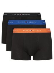 Tommy Hilfiger Komplet bokserek UM0UM03890 Czarny. Czarne bokserki męskie Tommy Hilfiger, bez wzorów, z bawełny. Za 169.99 zł.